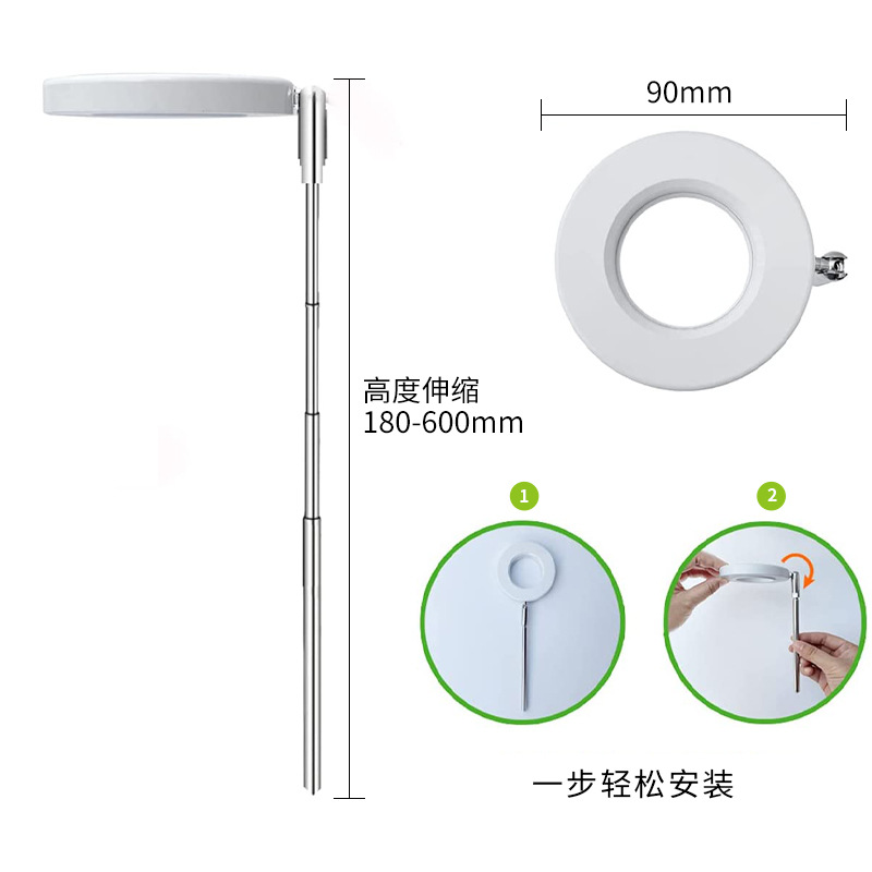 Timing Dimmable Angel Ring LED - đánh giá và giá Plant Grow Light Full Spectrum