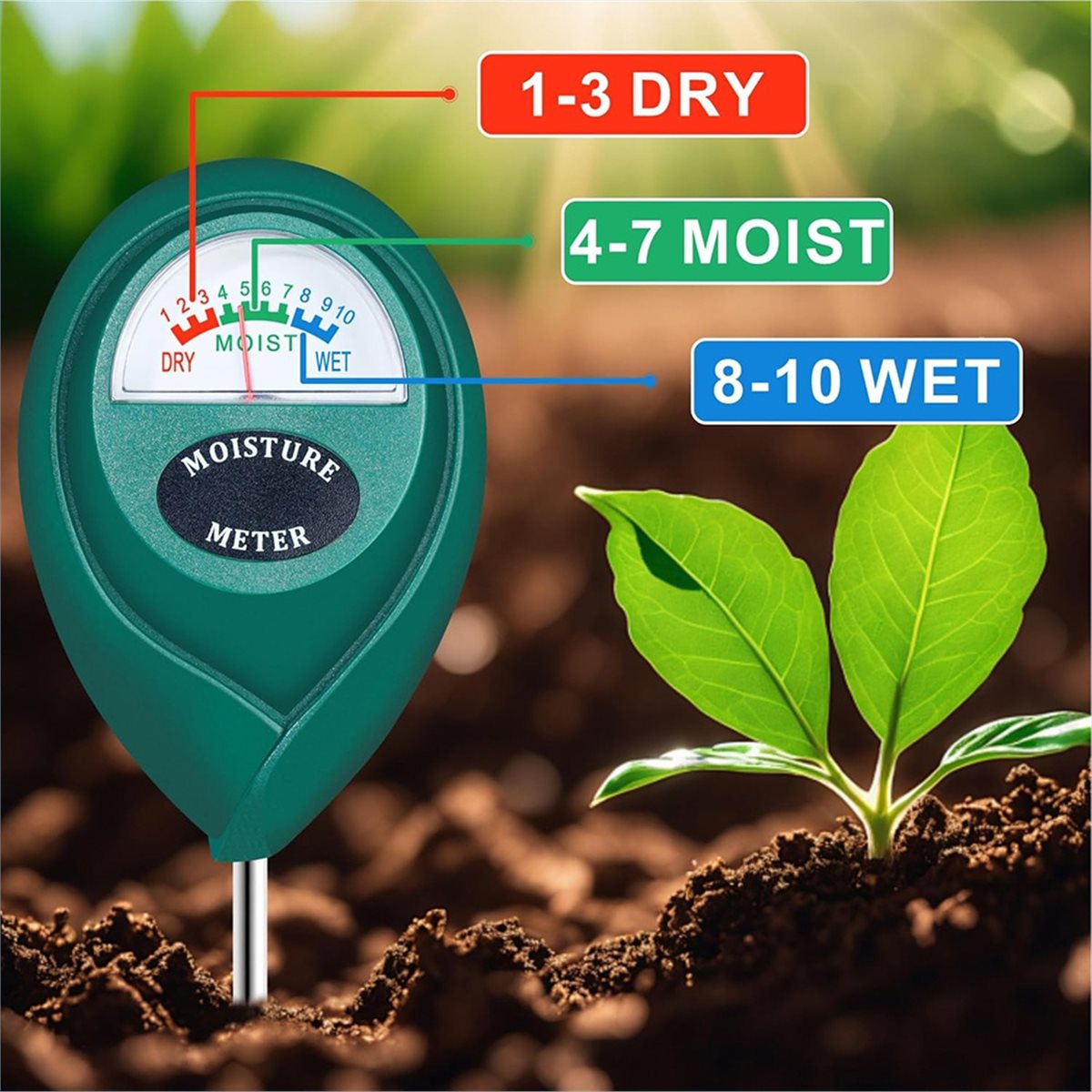 LNHF Long Probe Deep Use Soil  - đánh giá và giá Plant Monitor