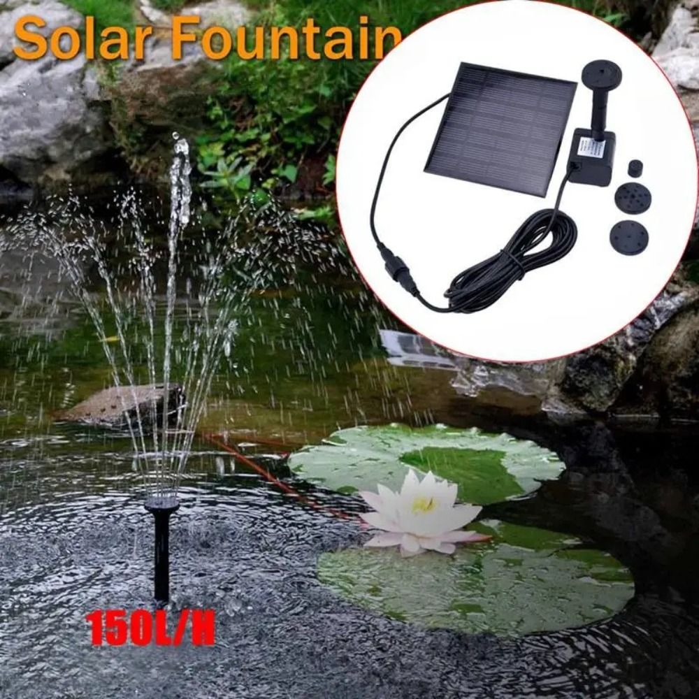 1.4W Mini Solar Fountain Pump  - đánh giá và giá Indoor Garden Kit