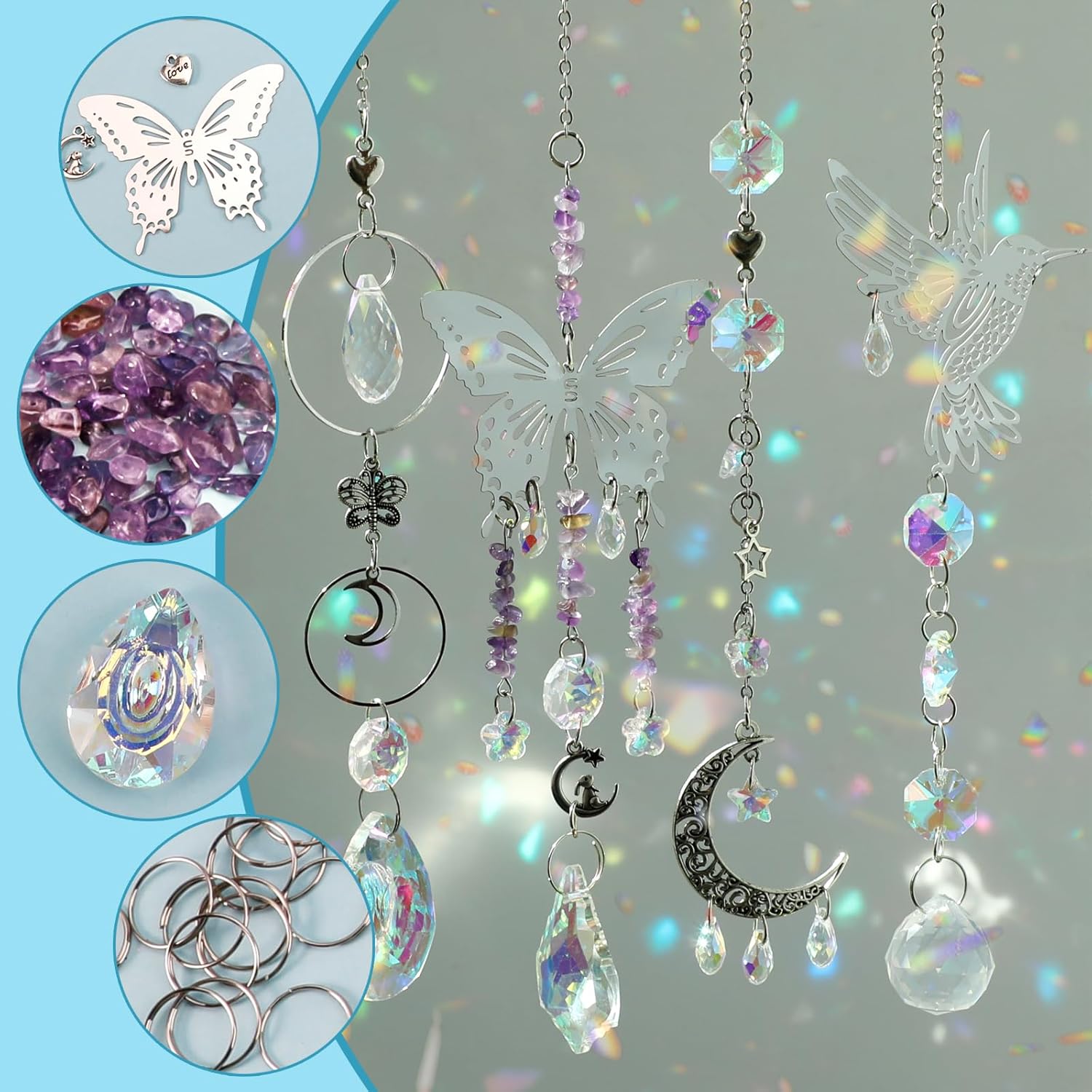 DIY 400pcs SunCatchers Making  - đánh giá và giá Indoor Garden Kit