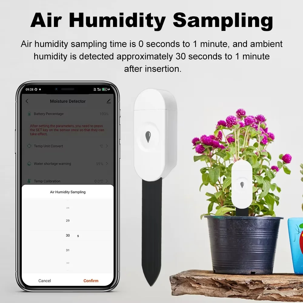 Zigbee Temperature Humidity Mo - đánh giá và giá Plant Monitor