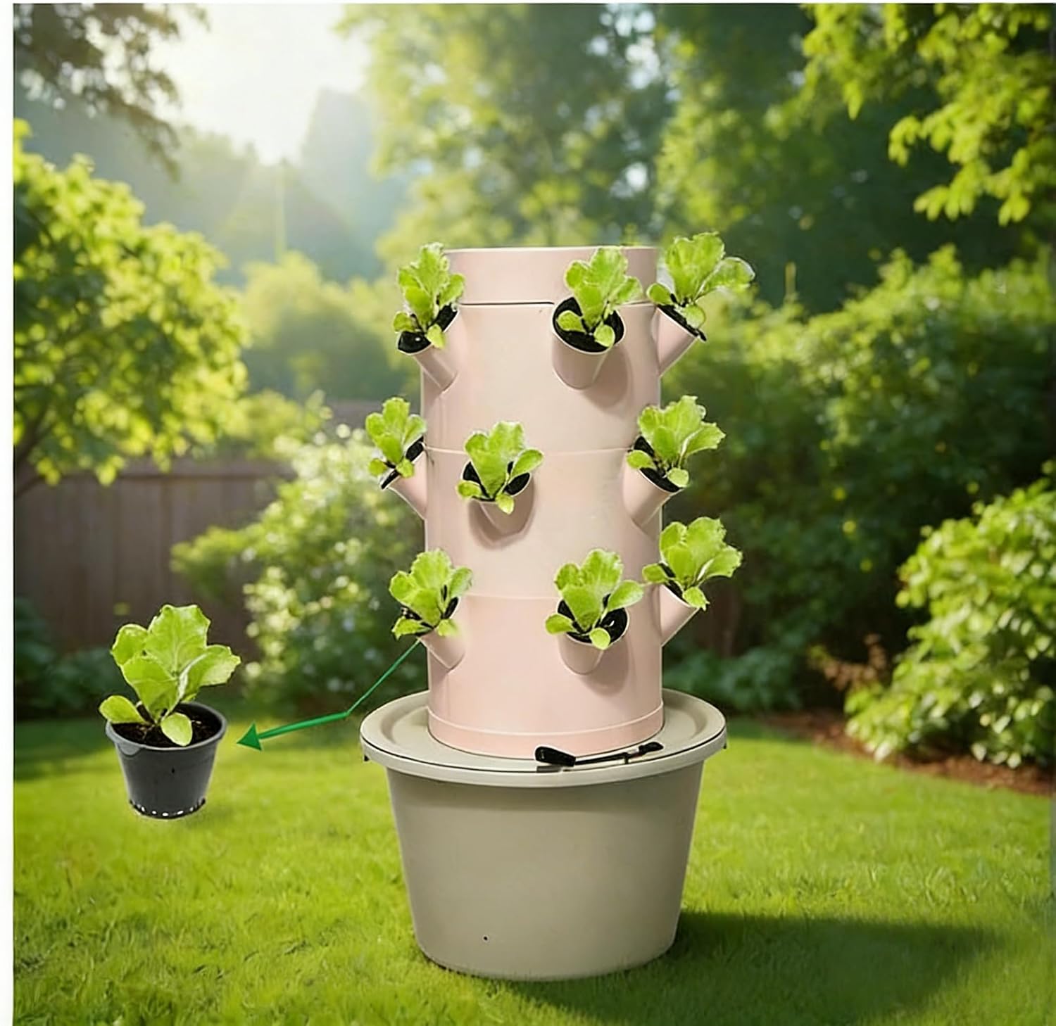 Vertical Hydroponic Growing Sy - đánh giá và giá Indoor Garden Kit